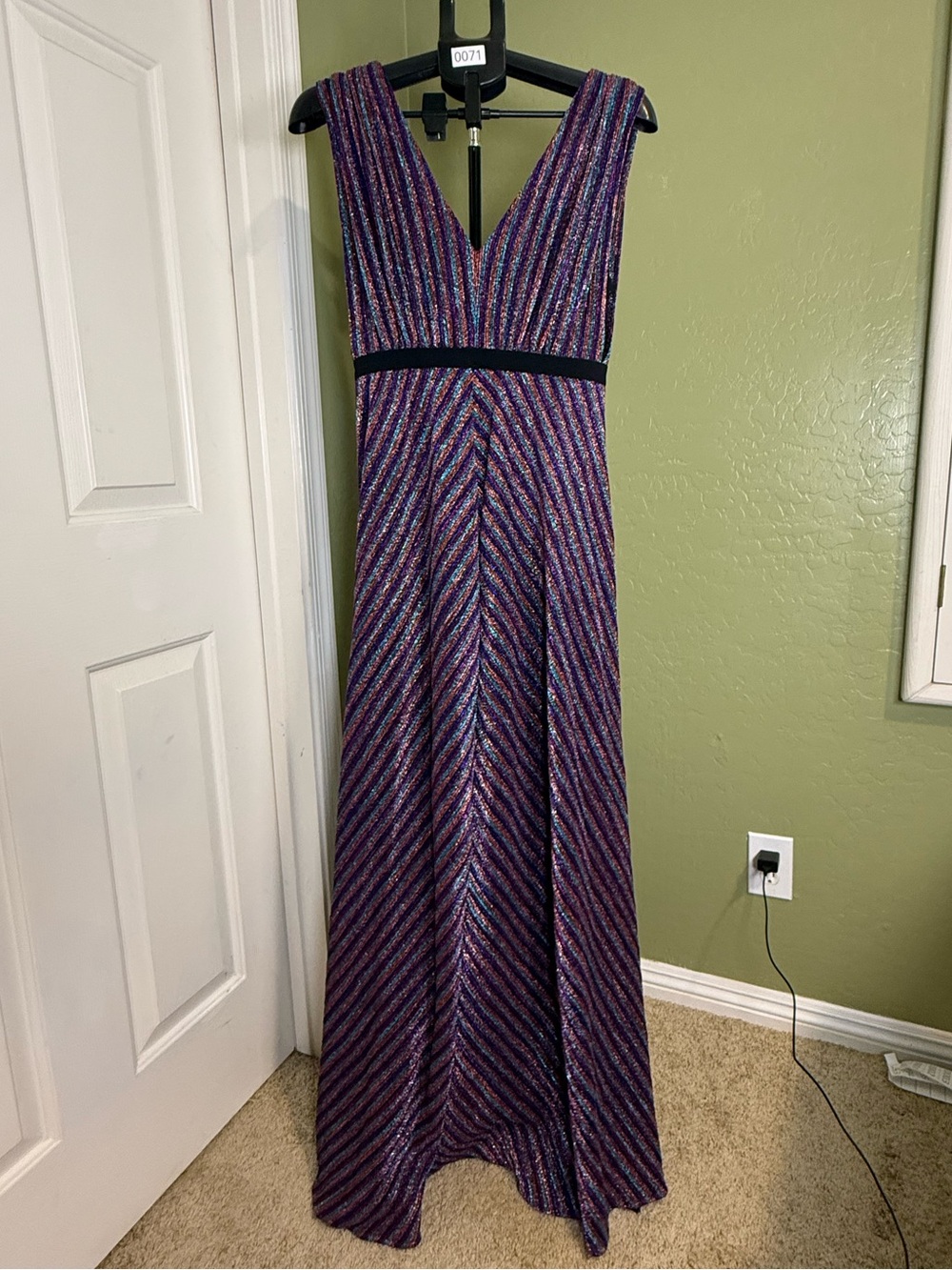 BCBGMaxAzria Metallic Maxi Dress Formal Revolve